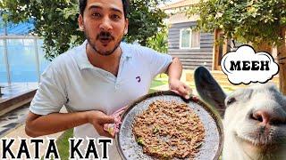 A Goat Cut For A Kata Kat - Kata Kat Recipe - Morning Breakfast - JNTV Vlogs