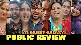 Tiger 3 PUBLIC REVIEW At Gaiety Galaxy | Salman Khan, SRK, Katrina Kaif, Emraan Hashmi, Hrithik