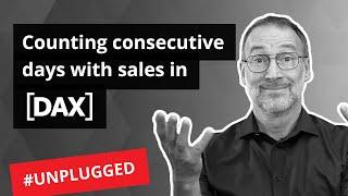 Counting consecutive days with sales - Unplugged #47