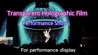 3d hologram projection film 45 Degree Holographic Hologram Stage Foil Musion Eyeliner Foil