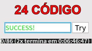 TODOS OS 24 CÓDIGOS DE 2X EXP BOOST EM 1 MINUTO (Blox Fruits)