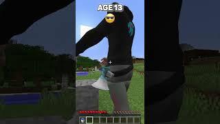 POV: You Made New Toxic Friend at different Ages #shorts #minecraft #meme