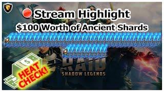 RAID Shadow Legends | Stream Highlight | $100 Worth of Ancient Shards