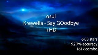 osu! | Krewella - Say Goodbye (Nightcore ver.) +HD