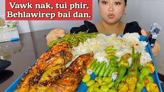 Behlawi rep bai dan, Japan zawngtah siam dan, Vawk nak kan, zawngtah mu, maite kan #asmr #mukbang