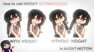 How to Automatically ADD WEIGHT to HAIR in Alight Motion | Tutorial [Premium]