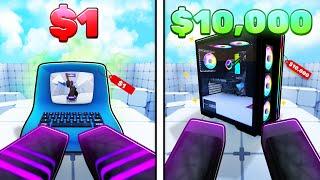 $1 VS $10,000 DEVICE in Roblox Rivals..