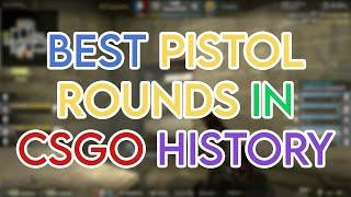 BEST PISTOL ROUNDS IN CSGO HISTORY! (INSANE USP-S, GLOCK-18 PLAYS)