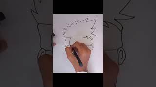 Drawing KAKASHI|naruto#creativearts #youtubeshorts #youtubeislife #kakashi#naruto#sakura