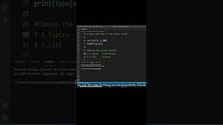 Python question with answer for practice||#Shorts