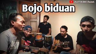 Bojo biduan cover pengamen jalur bebas dangdut koplo akustik