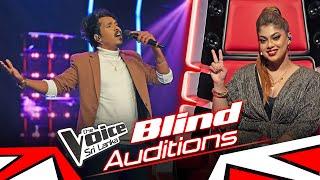 K.Sudarshana | Sewwandiyakata Pem Banda(සෙව්වන්දියකට) | Blind Auditions | The Voice Sri Lanka