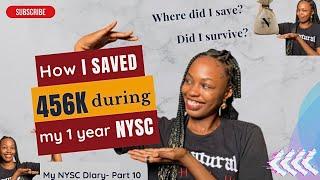 HOW to Save MONEY during your 1 year NYSC & still survive.