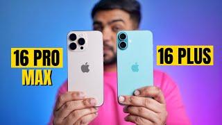 iPhone 16 Plus vs iPhone 16 Pro Max | Do You Really Need Pro ? | Detailed Comparison | Honest Review