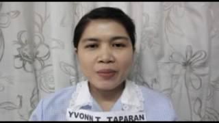 YVONN T. TAPARAN INTERVIEW AND HOUSEHOLD WORKS