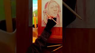 Master Jack #instrumental#art #music 96/#100headschallenge #watercolorpainting