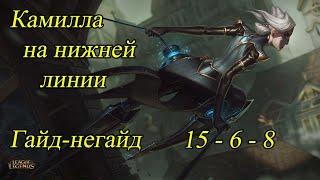 Камилла на нижней линии. В чем идея? Как играть? Лига Легенд. League of Legends.