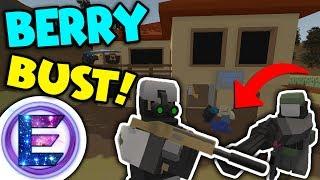 Unturned - BIGGEST BERRY BUST! | Special forces raid SV Militia Drug farm and base ( Unturned RP )