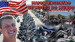 MAIOR ENCONTRO DE MOTOS DO MUNDO - STURGIS, Dakota do Sul