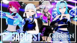 【MMD/Genshin Impact】 KDA - THE BADDEST - Cryo Queens 