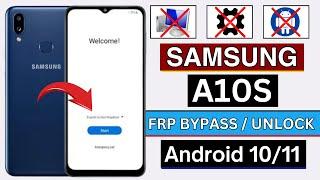 Samsung A10s (SM-A107F) Frp Bypass Android 10/11 Without PC | Google Account Unlock Samsung A10s