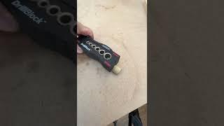SHOP TIP: Drill Straight Holes Anywhere. Drill straight vertical, dowels etc #shorts #shoptip #drill