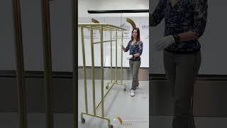 Elegant & Functional Mobile Clothes Rack