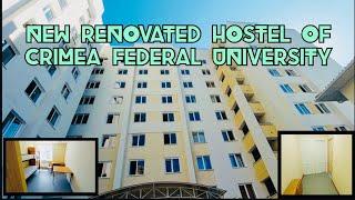 Hostels in russia for Indians| NEW RENOVATED HOSTEL OF CRIMEA FEDERAL UNIVERSITY| #hosteltour #cfu