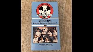 The Mickey Mouse Club Volume One Featuring Mouseketeer entertainment (VHS)