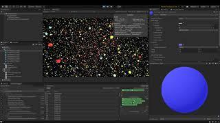 Unity DOTS ECS visualization of the Hipparcos star catalogue data (preview)