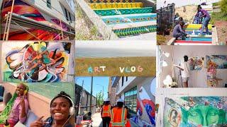 art vlog || april - june as a working artist