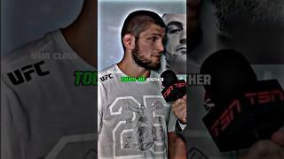 When Khabib SCARED the reporter #khabib #khabibnurmagomedov #shorts #shortsfeed #fyp