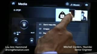 Hyundai future Infotainment system at CES on Driving the Nation