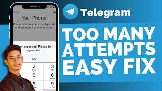 Too Many Attempts Please Try Again Later Telegram !