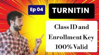 How to get Turnitin Class ID and Enrollment Key for Free 2024 || #plagiarismpro