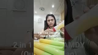 2 in 1 ICE CREAMDY Quezo Panda Flavor #trending  #cheese #icecandy #icecreamdy #pandan #ice #candy