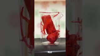 Restoring Damaged Lipstick  Satisfying Makeup Repair ASMR #shorts #asmr #cosmeticrepair #beautyfix