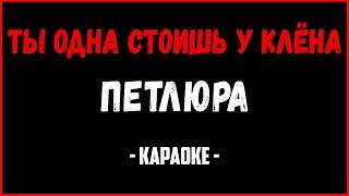 Петлюра Ты одна стоишь у клёна (Караоке)