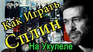 Как Играть "Сплин (Александр Васильев) - Мое Сердце" На Укулеле