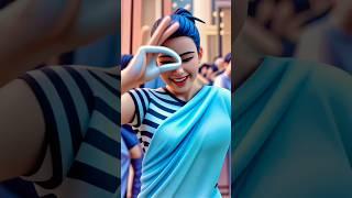 Angaaron  Rashmika Mandanna animation dance video #pushpa2 #angaaron #shorts  #shortsfeed #ytshorts