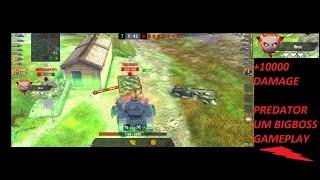 World Of Tanks Blitz || Predator UM || BIGBOSS || +10000 Damage || GamePlay || Mobile Game play