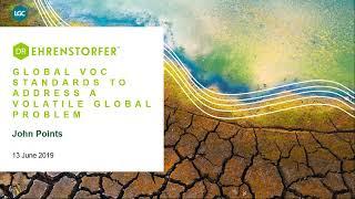 LGC Dr  Ehrenstorfer Webinar: Global VOC Standards to Address a Volatile Global Problem