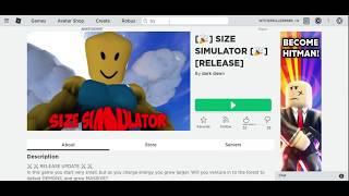 FREE UNCOPYLOCKED SIZE SIMULATOR GAME! (By: Dark Dawn) LINK IN DESCRIPTION [NEW RELEASED!]