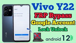 Vivo Y22 FRP Bypass Android 12 || Google Account Remove || Without Pc || New Trick || 2024 || V2207.