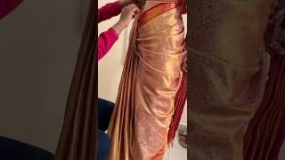 Kerala Bride Saree draping🫶️‍