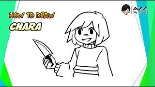 How to draw Chara from Undertale step by step