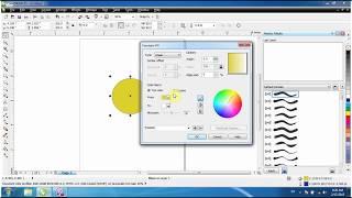 Interactive Fill Tool in Corel Draw