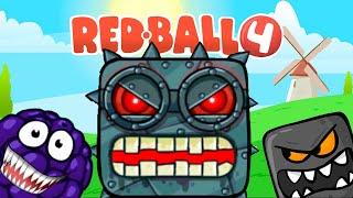 РЕД БОЛ 4 КРАСНЫЙ ШАРИК ЭПИЗОД 3 мрачная фабрика NEW RED BALL 4 Walkthrough gameplay #4