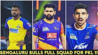 Bengaluru Bulls Full Squad For PKL 11