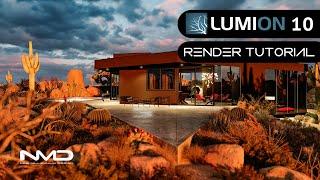 LUMION 10 Desert Black House Render Tutorial